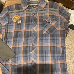 DeCoded size 10 nwot boys shirt waffle sleeves